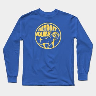 Detroit Rams Yellow Long Sleeve T-Shirt